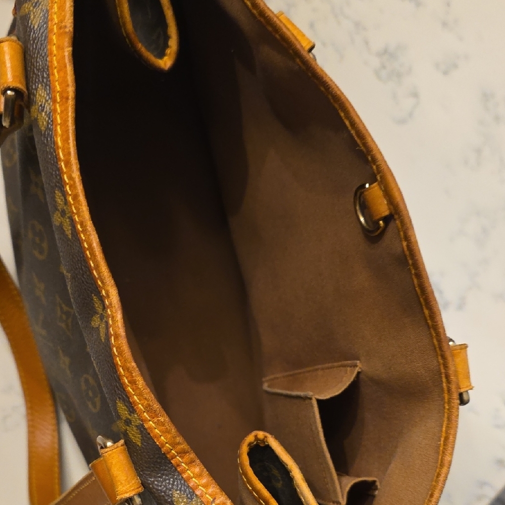 Louis Vuitton Brown and Tan Monogram Shoulder Bag - Picture 8 of 9